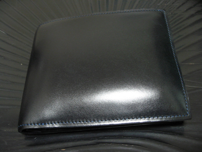 水染めコードバン財布のエイジング写真5