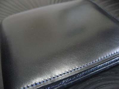 水染めコードバン財布のエイジング写真8